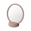 Roza namizno kozmetično ogledalo Blomus Sono, višina 18,5 cm