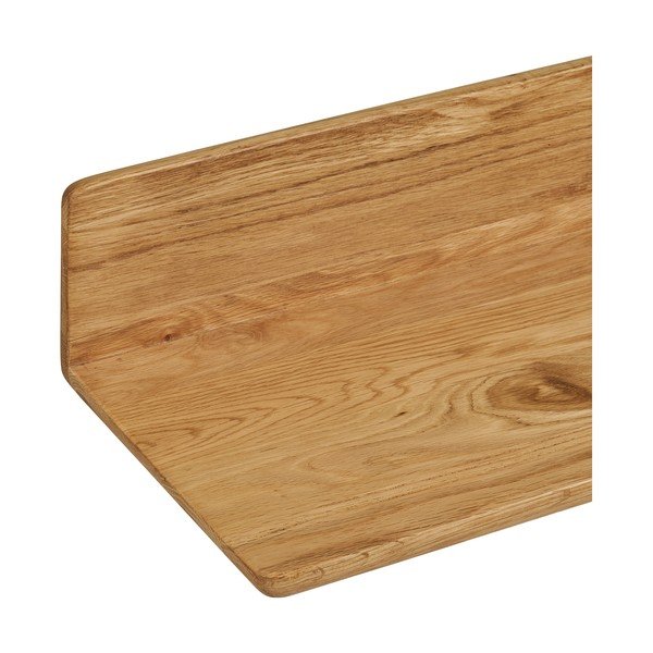 Polica iz masivnega hrasta v svetli naravni barvi 60 cm Salina – House Nordic-image-4