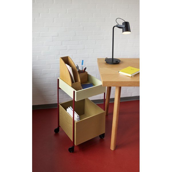 Črna namizna svetilka (višina 54 cm) Ardent – Hübsch-image-2