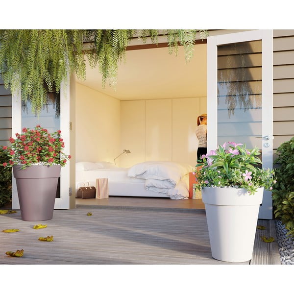 Cvetlični lonec iz reciklirane plastike ø 40 cm Capri – Artevasi-image-1