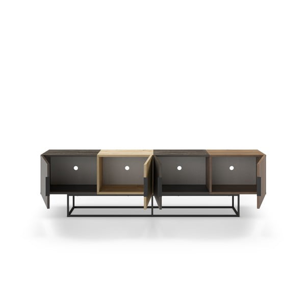 TV omarica v hrastovem dekorju 200x55 cm Titan – Marckeric-image-3