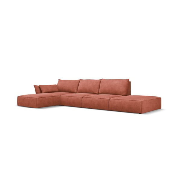 Rdeč kotni kavč (levi kot) Vanda - Mazzini Sofas-image-2