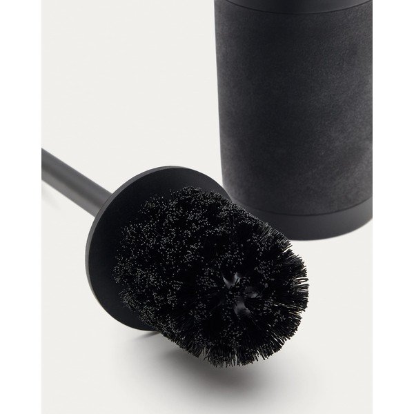 Črna WC ščetka iz poliresina Sisel – Kave Home-image-2