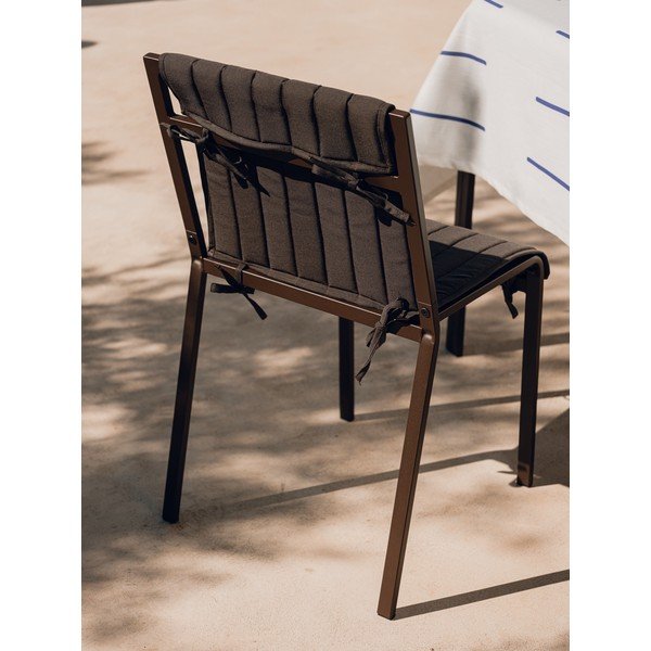 Temno rjav kovinski vrtni stol Oto – noo.ma-image-4