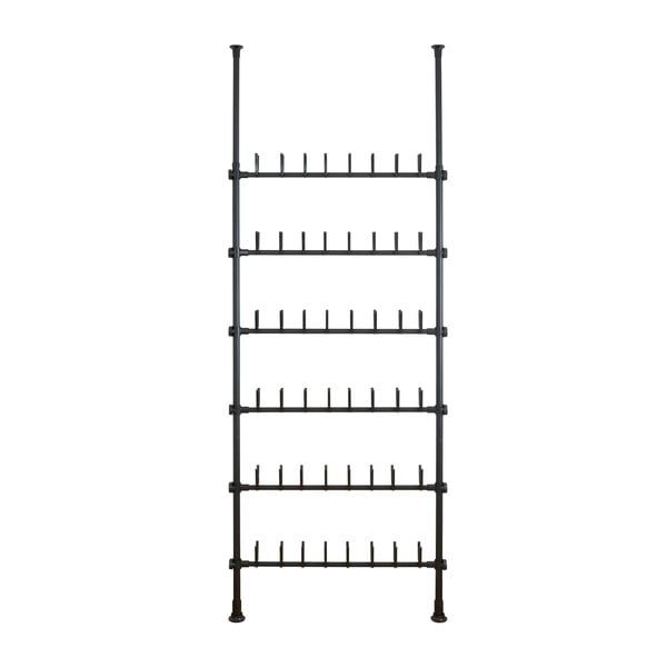 Črno kovinsko teleskopsko stojalo za čevlje Herkules – Wenko-image-4