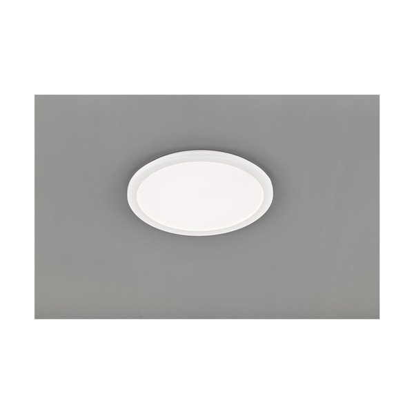 Bela stropna LED svetilka Reality Camillus, premer 40 cm-image-1