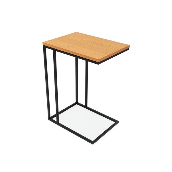 Stranska mizica v hrastovem dekorju 50x35 cm Cesura – Unique Furniture