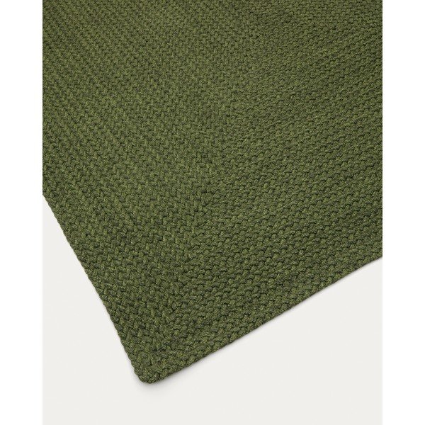 Zelena notranja in zunanja preproga iz recikliranih vlaken 160x230 cm Despas – Kave Home-image-2