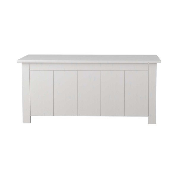 Bela skrinja iz masivnega bora 100x45 cm Bertram – Støraa