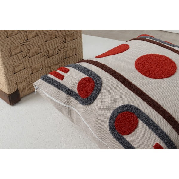Lanena prevleka za blazino 43x43 cm Geometrik – Mioli Decor-image-4