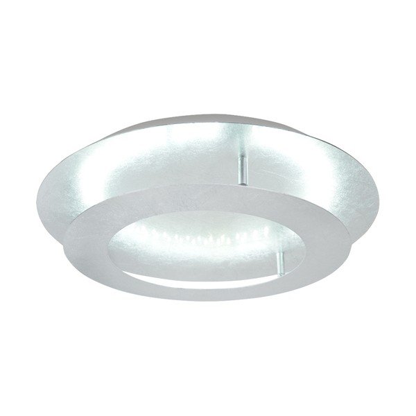 LED stropna svetilka v srebrni barvi s kovinskim senčilom 40x40 cm Merle – Candellux Lighting
