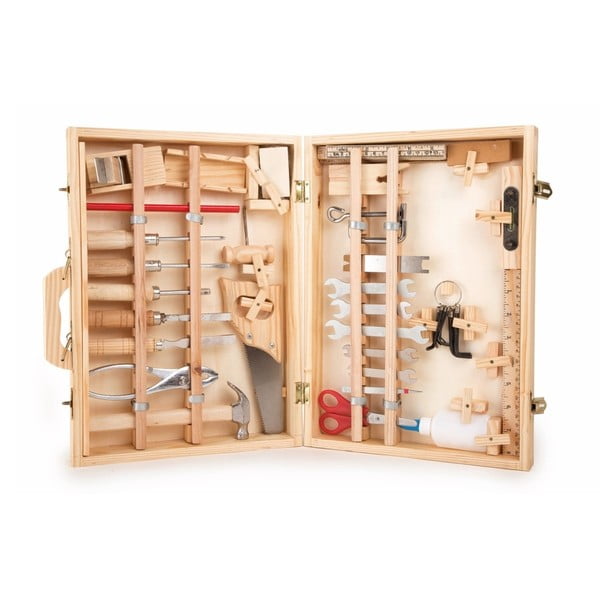 Lesena škatla za orodje za majhne DIY projekte Legler