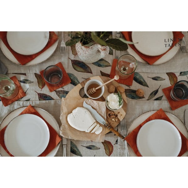 Lanen pogrinjek 35x45 cm Golden Fall – Linen Tales-image-2