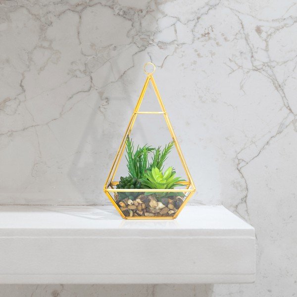 Umeten sukulent (višina 30 cm) Geometry – AmeliaHome-image-1
