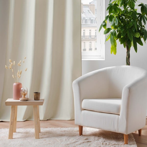 Bež izolacijska zavesa iz mikrovlaken 135x260 cm Micropolar – douceur d'intérieur-image-4