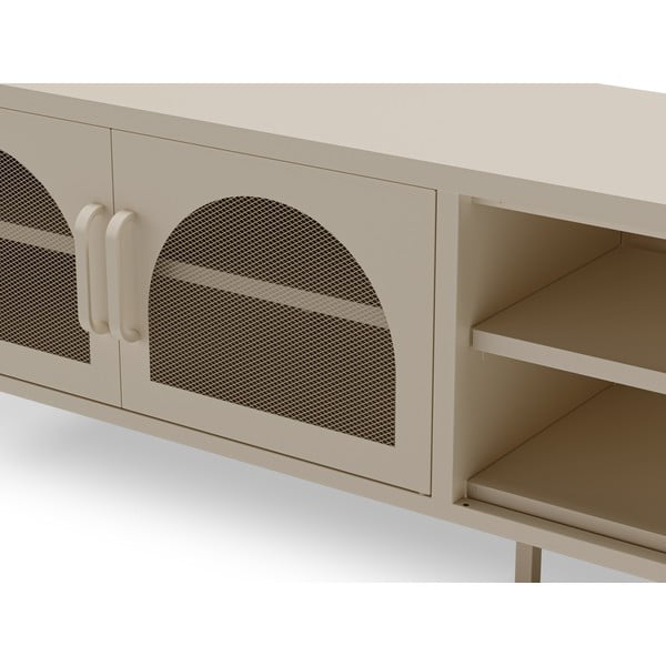 Kremno bela TV omarica 160x50 cm Diora – Marckeric-image-4