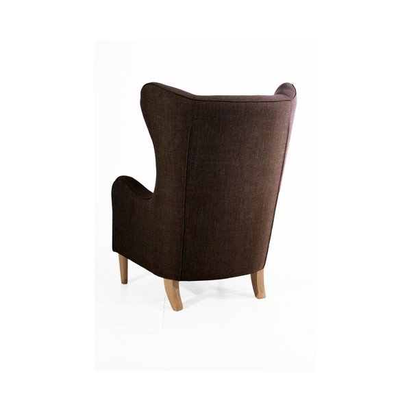 Temno rjav fotelj Max Winzer Miriam Linen-image-4