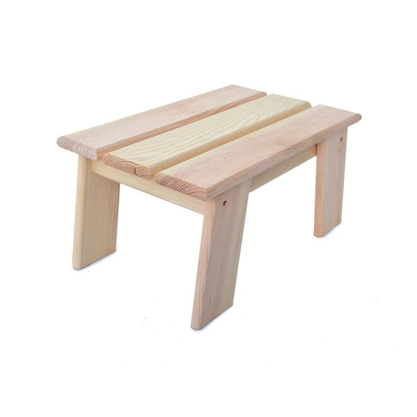 Stolček iz masivnega bora v naravni barvi – Rojaplast-image-1