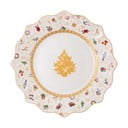 Bel porcelanast krožnik z božičnim motivom Villeroy&Boch, ø 24 cm