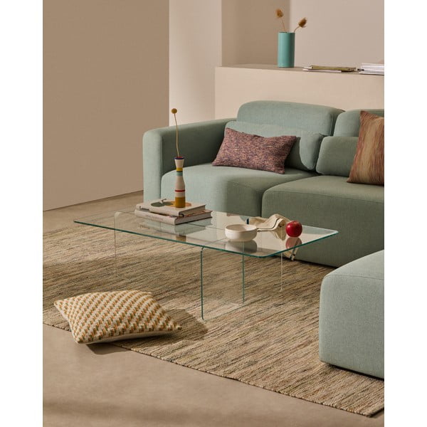 Steklena mizica 60x120 cm Zaren – Kave Home-image-2