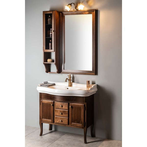 Bel keramičen umivalnik 100x54,5 cm Retro – Sapho-image-4