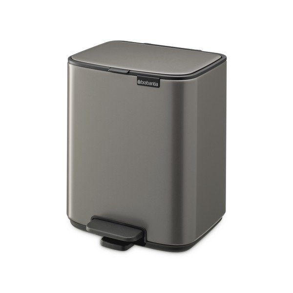 Siv jeklen koš za smeti s pedalom 7 l Bo – Brabantia