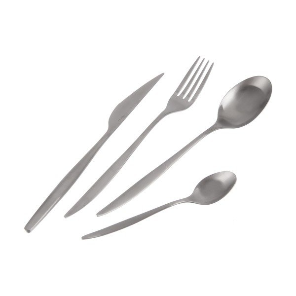 Pribor iz nerjavečega jekla 24 ks v srebrni barvi – Orion