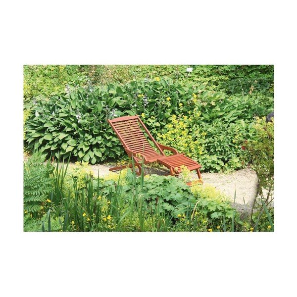 Vrtni zložljiv ležalnik iz evkaliptusovega lesa Garden Pleasure Aljaska-image-1