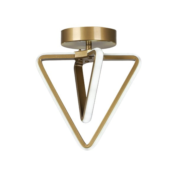 Kovinska LED stropna svetilka v bronasti barvi Baris – Squid Lighting