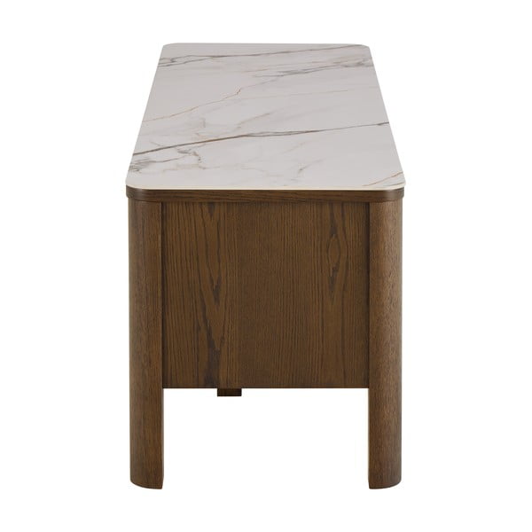 Rjava TV omarica v hrastovem dekorju 120x45x40 cm Southampton – Actona-image-4