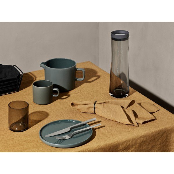 Rumena lanena namizna tekačica Blomus, 45 x 140 cm-image-1