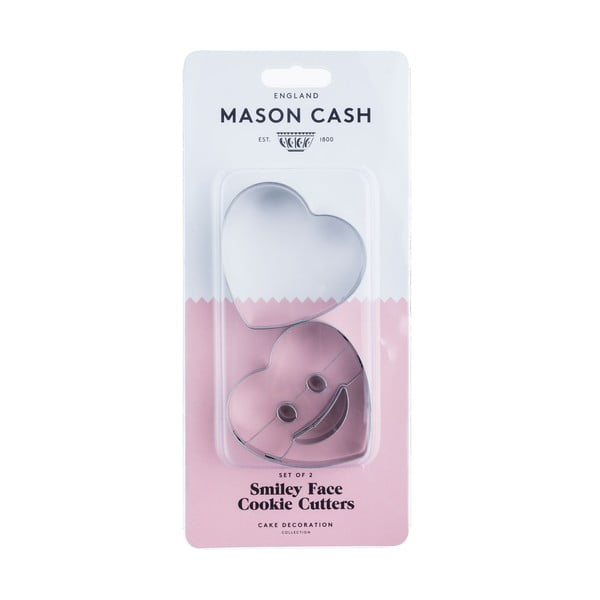 Komplet 2 izrezovalnikov za piškote v obliki srca Mason Cash-image-1