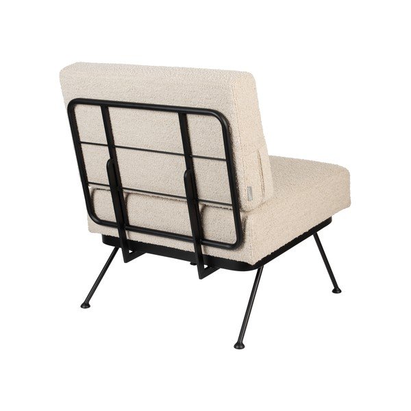 Kremno bel fotelj Bowie – Zuiver-image-4