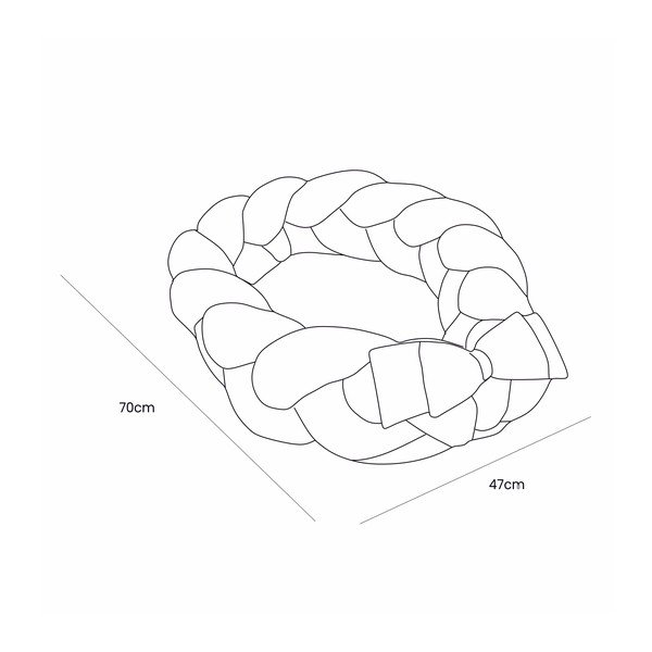 Belo gnezdece 47x70 cm – Meowbaby-image-3