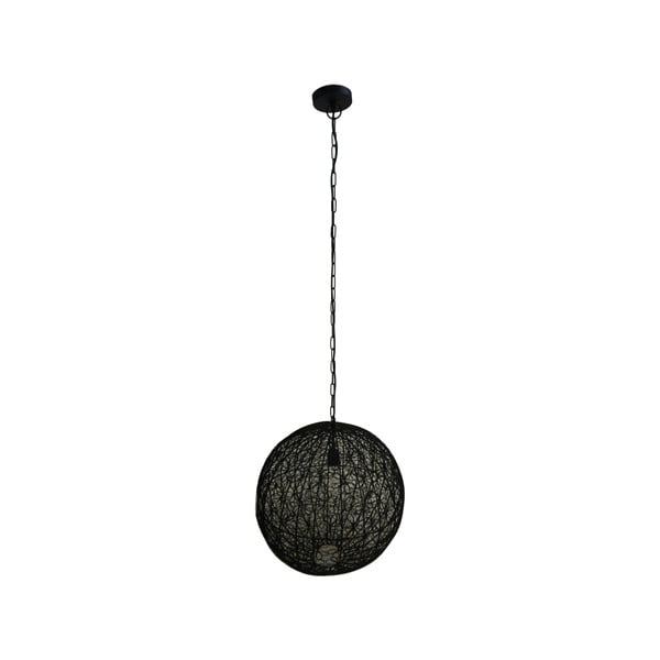 Črna viseča svetilka HSM collection Pendant Flower, ⌀ 54 cm