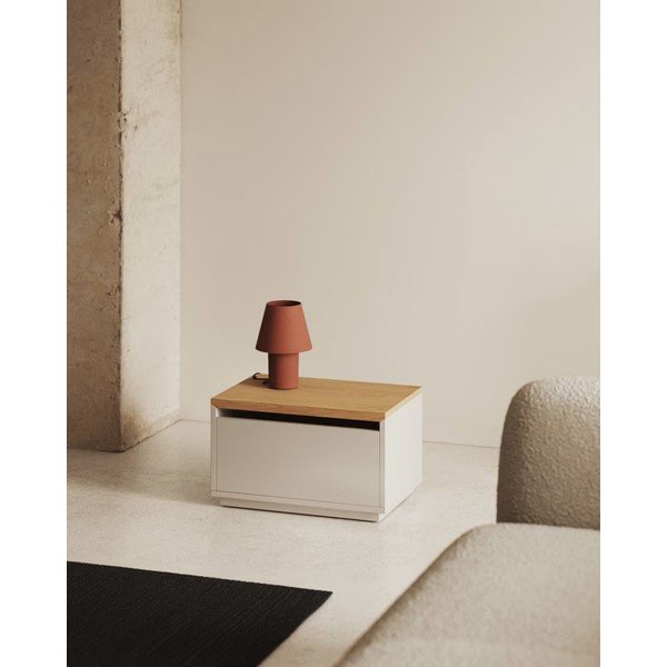 Skrinja v hrastovem dekorju 60x35 cm Abilen – Kave Home-image-1