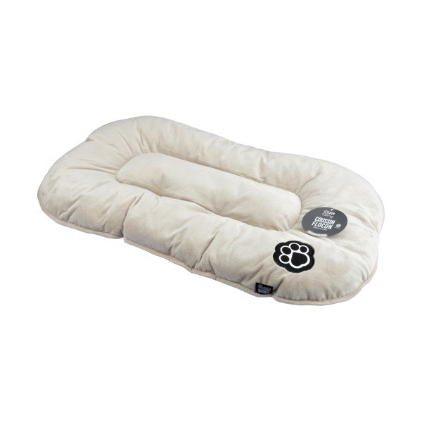 Bež podloga za pse iz semiša 107x62 cm Flakes – Love Story