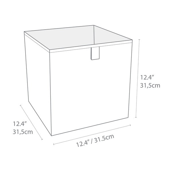 Modra škatla za shranjevanje Bigso Box of Sweden Cube-image-4