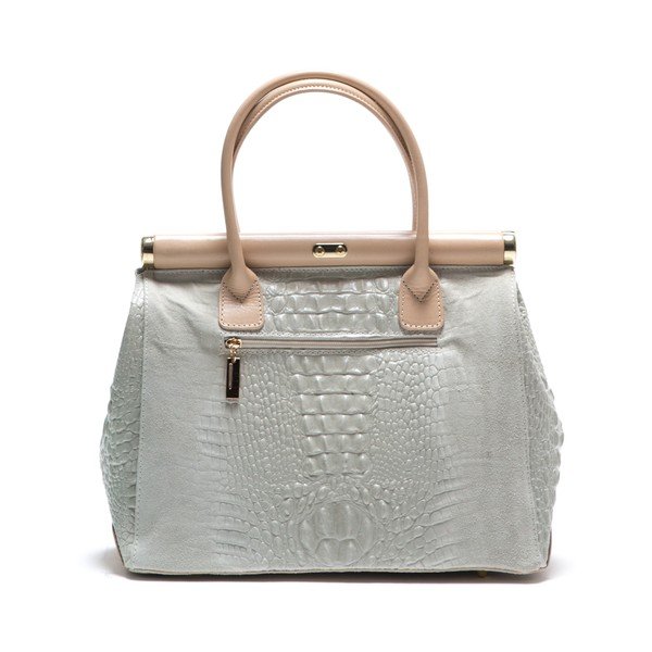 Usnjena torbica Anna Luchini 825 Beige-image-2