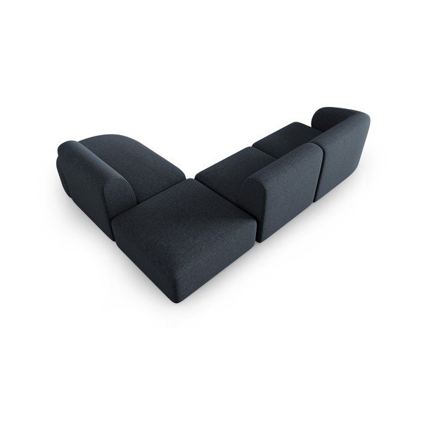 Temno modra kotna sedežna garnitura (desni kot) Shane – Micadoni Home-image-3