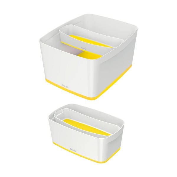 Belo-rumen pisarniški organizator Leizt MyBox, dolžina 31 cm-image-3