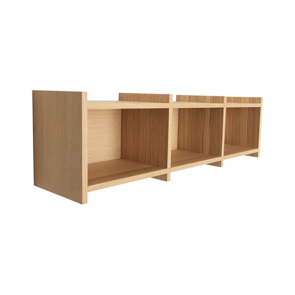 Večnivojska polica v hrastovem dekorju 80 cm Focal – Hübsch-image-3