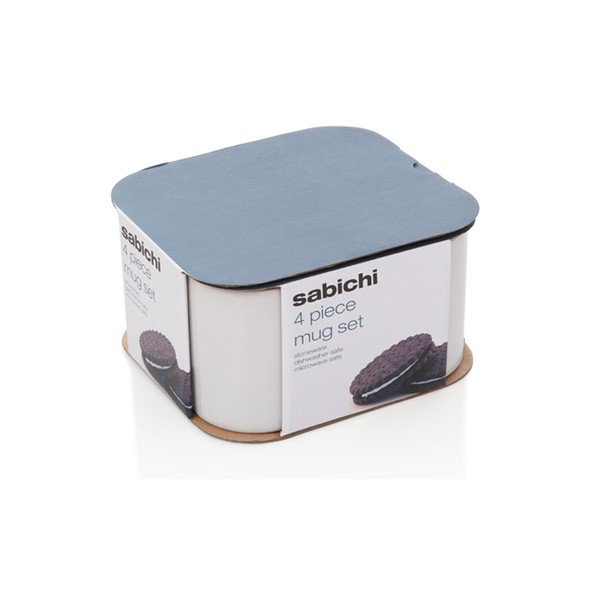 Komplet 4 keramičnih skodelic Sabichi, 320 ml-image-1