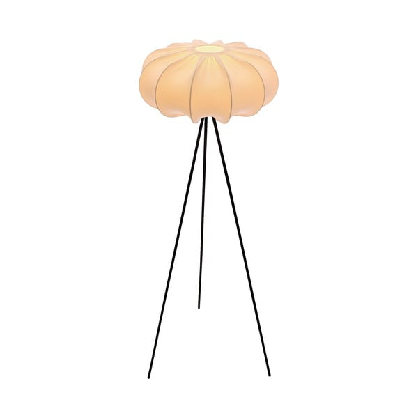 Bela stoječa svetilka s tekstilnim senčilom (višina 147 cm) Cafee – Candellux Lighting-image-2