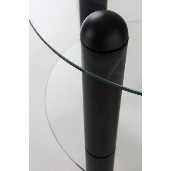 Steklena okrogla stranska mizica ø 48 cm Egan – Jotex-image-2