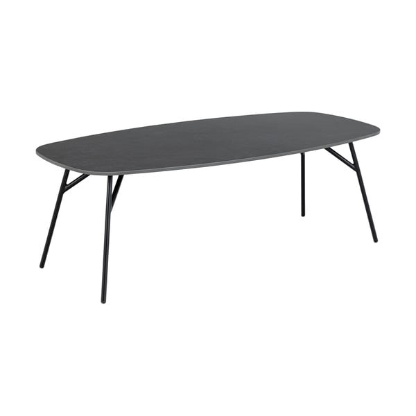 Črna mizica s keramično ploščo 60x120 cm Caracas – Actona-image-2