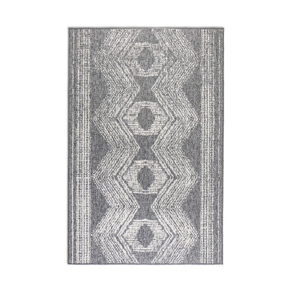 Siva/kremno bela zunanja preproga 80x150 cm Gemini – Elle Decoration-image-2