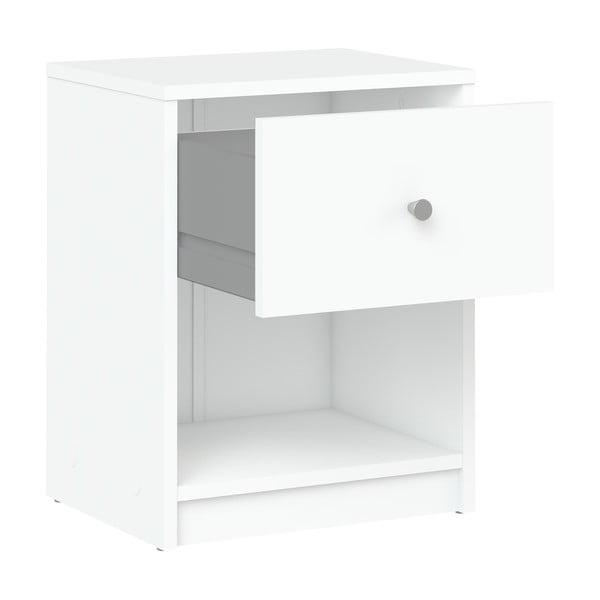 Bela nočna omarica s policami May - Tvilum-image-3