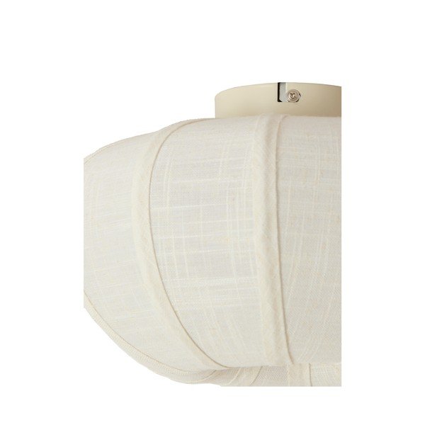 Kremno bela stropna svetilka s tekstilnim senčilom ø 30 cm Zosia – Light & Living-image-2
