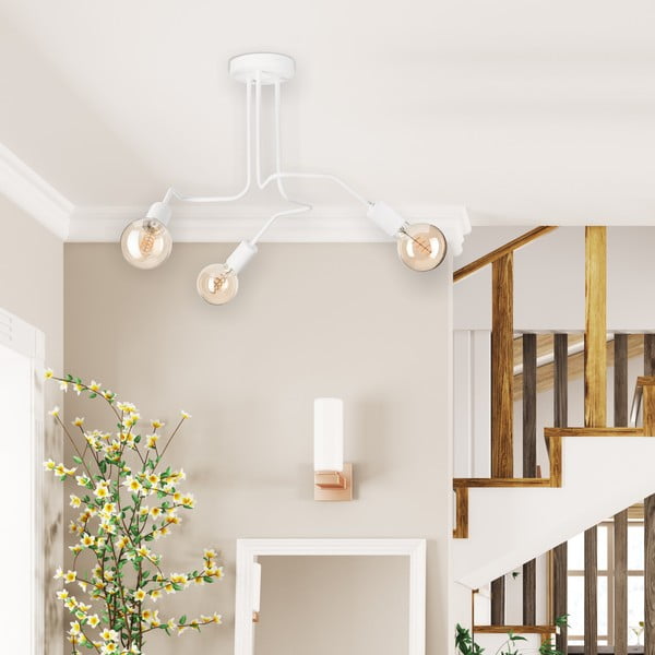 Bela stropna svetilka 55x55 cm Domino – LAMKUR-image-1